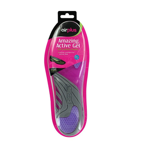 Airplus Amazing Active Gel Insoles 1 Pair Women's Size 5-11