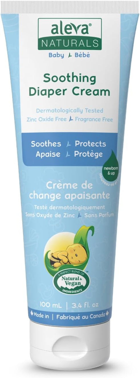 Aleva Naturals Soothing Diaper Cream 100mL - Yeswellness.com