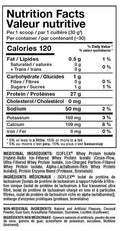 Allmax Nutrition Isoflex Caramel Macchiato Nutrition Facts