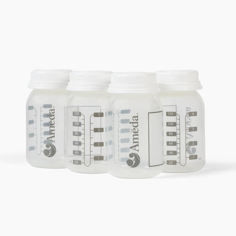Ameda Breast Milk Storage Bottles 4 count