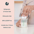 Ameda Breast Milk Storage Bottles 4 count