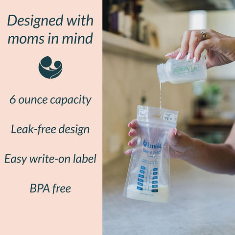 Ameda Pump 'N Protect Milk Storage Bags