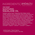 Andalou Naturals 1000 Roses Soothing Squalane Oil for Sensitive Skin 30mL - Ingredients