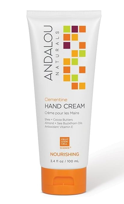 Andalou Naturals Clementine Hand Cream 100mL - Shea and Cocoa Butters