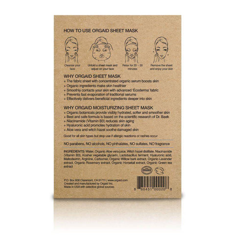 Orgaid Sitka Naturals Anti-Aging Mask - Single | 860451000208