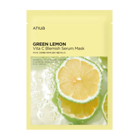 Anua Green Lemon Vita C Blemish Serum Mask 25mL