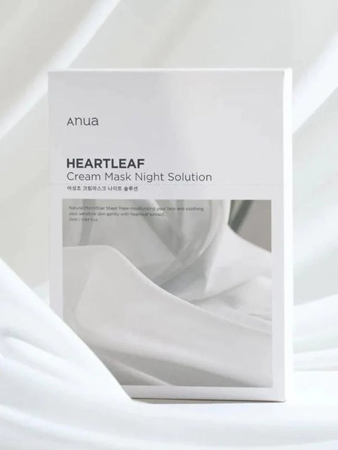 Anua Heartleaf Cream Night Solution Sheet Mask 25mL