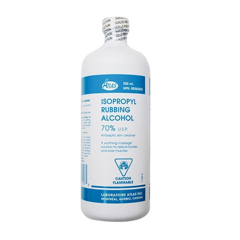 Atlas Isopropyl Rubbing Alcohol 70% Antiseptic Skin Cleaner 450mL