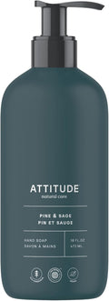 Attitude Pine & Sage Natural Care Hand Soap 473 mL
