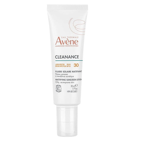 Expires May 2026 Clearance Avene Cleanance SPF30 Mattifying Sunscreen Lotion SPF 30 50mL