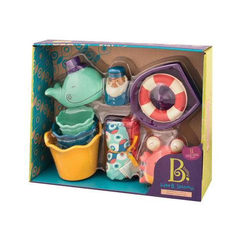 B. Toys Baby Wee B. Splashy Bath Toys - 11-Piece Set