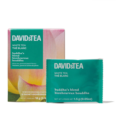 DAVIDsTEA White Tea Buddha's Blend 12 Sachets
