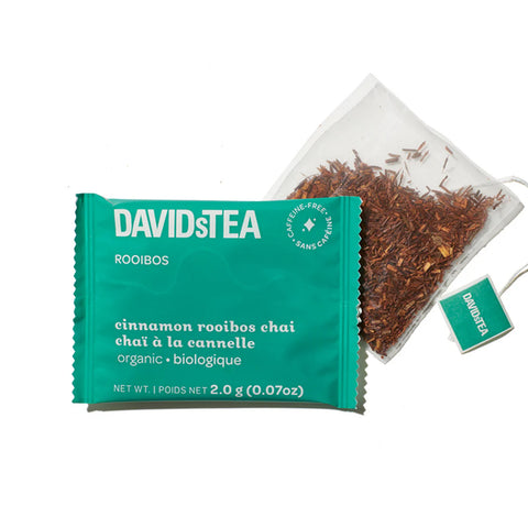 DAVIDsTEA Rooibos Chai Cinnamon 12 Sachets