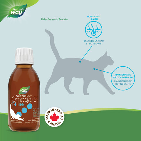 Baie Run Feline Omega3 EPA & DHA 296mg Liquid Ocean Fish Flavour 140 mL (DISCONTINUED)