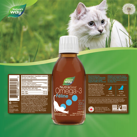 Baie Run Feline Omega3 EPA & DHA 296mg Liquid Ocean Fish Flavour 140 mL (DISCONTINUED)