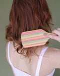 BANDED Bamboo Hair Brush Striped - YesWellness.com