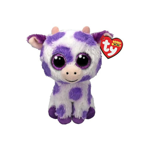 Ty Beanie Boo Ethel Purple Spotted Cow - YesWellness.com