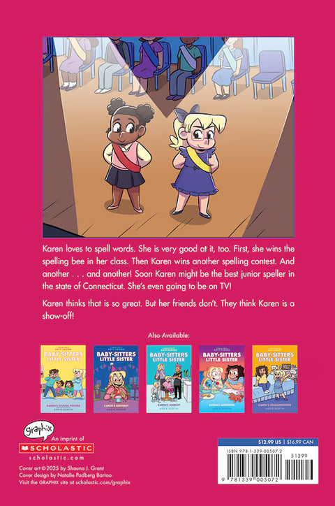 Baby-sitters Little Sister Graphic Novel #10: Karen's Prize by Ann M. Martin