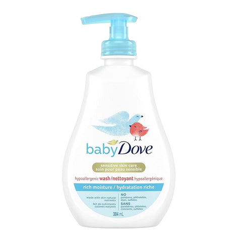 Baby Dove Rich Moisture Tip to Toe Wash 384mL - YesWellness.com
