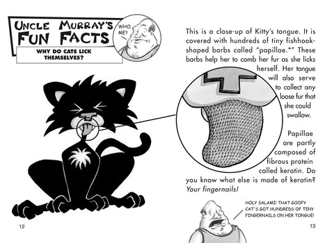 Bad Kitty Gets a Bath Paperback Black and White Edition by Nick Bruel