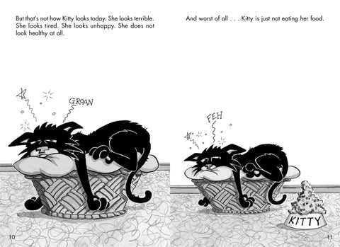 Bad Kitty Goes to the Vet Paperback Black-and-White Edition by Nick Bruel