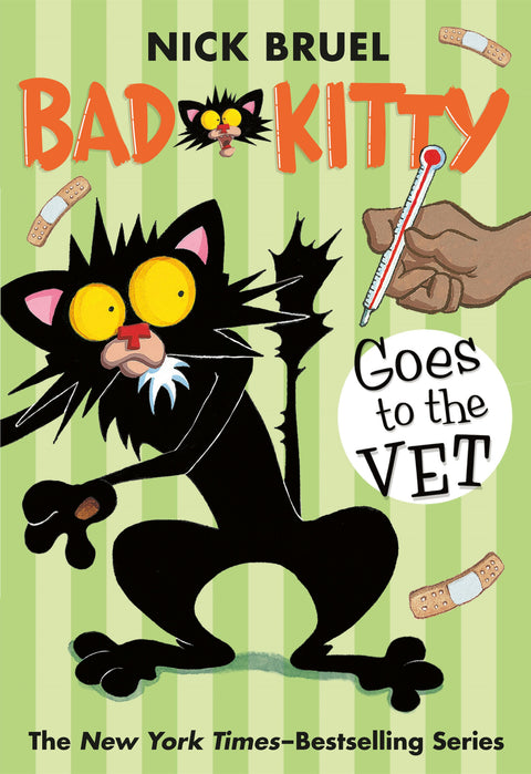 Bad Kitty Goes to the Vet Paperback Black-and-White Edition by Nick Bruel