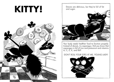 Bad Kitty Joins the Team - Paperback Black and White Edition