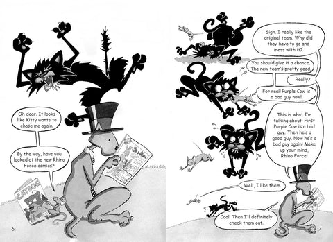 Bad Kitty Joins the Team - Paperback Black and White Edition