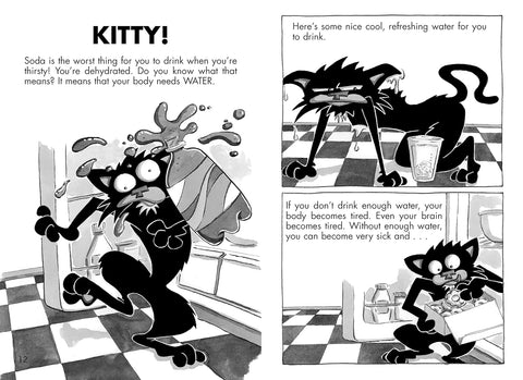 Bad Kitty Joins the Team - Paperback Black and White Edition