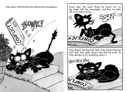 Bad Kitty: Kitten Trouble Paperback Black and White Edition by Nick Bruel