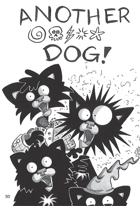 Bad Kitty Meets the Baby Paperback Black-and-White Edition by Nick Bruel