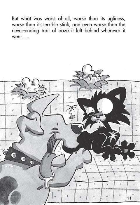 Bad Kitty Meets the Baby Paperback Black-and-White Edition by Nick Bruel