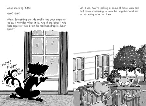 Bad Kitty for President - Black and White Edition