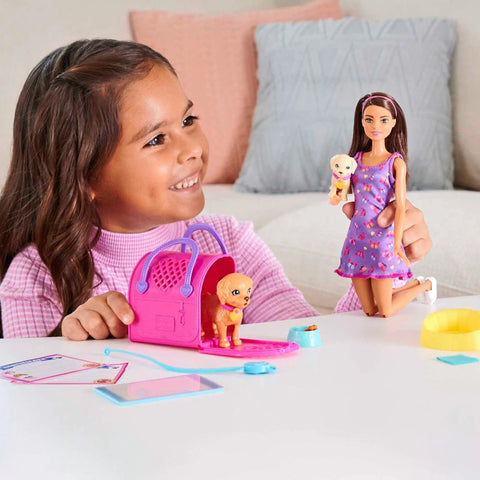 Barbie Adoption Playset with Pets and Accessories