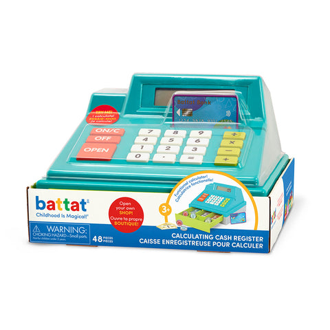 Battat Blue Calculating Cash Register