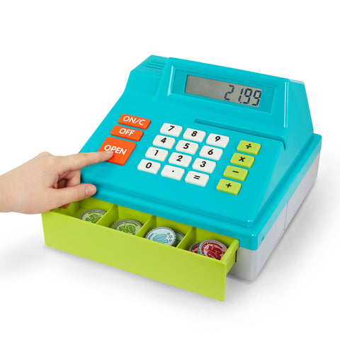 Battat Blue Calculating Cash Register