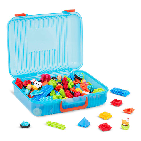 Battat Bristle Blocks Deluxe Builder Case 113 Pieces