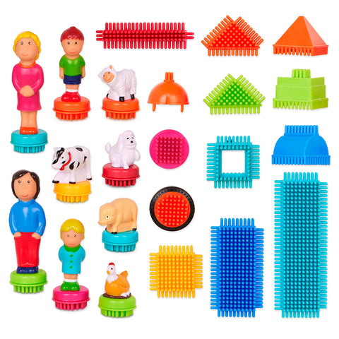 Battat Bristle Blocks Deluxe Builder Case 113 Pieces