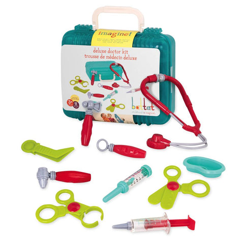 Battat Deluxe Doctor Kit Pretend Play Set