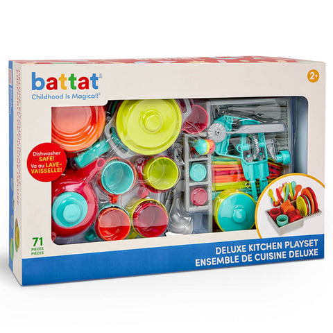 Battat Deluxe Kitchen 71-Piece Playset