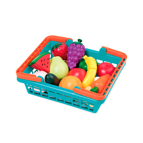 Battat Farmers Market Produce Basket Play Set