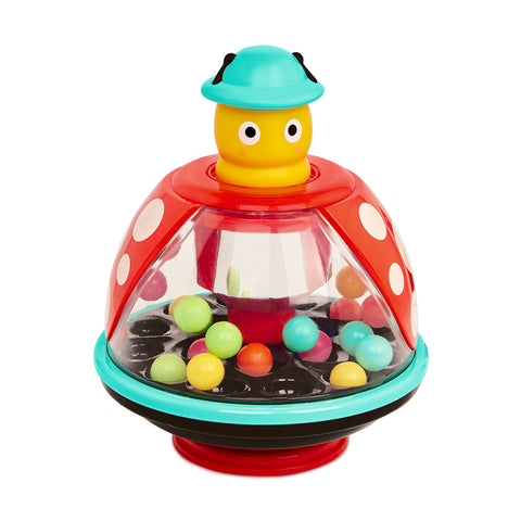 Battat Ladybug Pushtop Ball Popper