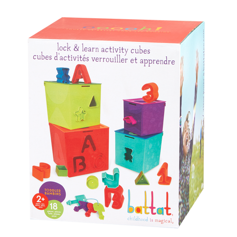 Battat Lock & Learn Activity Cubes