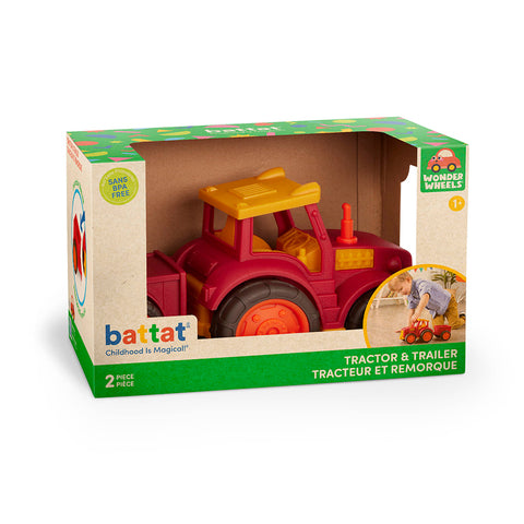 Battat Wonder Wheels Tractor & Trailer