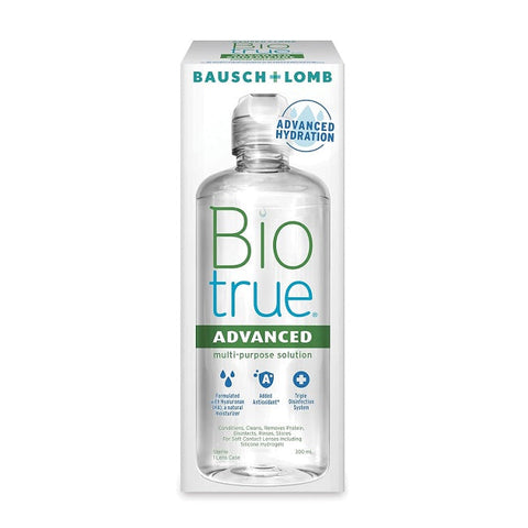 Expires June 2026 Clearance Biotrue Advanced Multi Purpose Solution Advanced Hydration 2 x 300mL