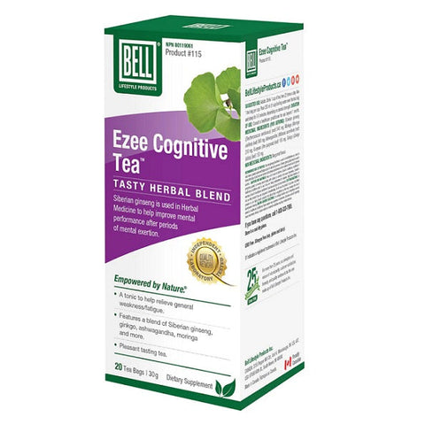 Expires February 2026 Clearance Bell Lifestyle Ezee Cognitive Tea 20 Tea Bags