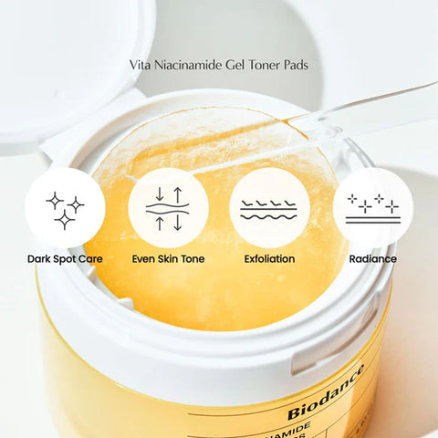 Biodance Vita Niacinamide Gel Toner Pad 140g x 60pads