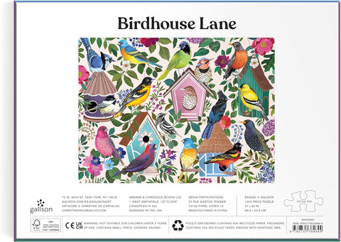 Birdhouse Lane 1000 Piece Puzzle