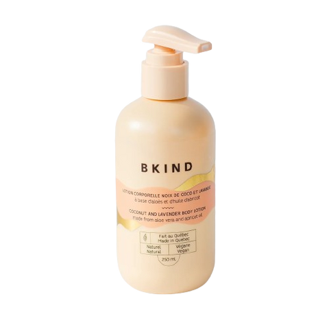 BKind Body Lotion Coconut Lavender 250mL - YesWellness.com