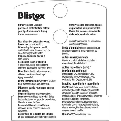 Blistex Ultra Protection Lip Balm SPF 30